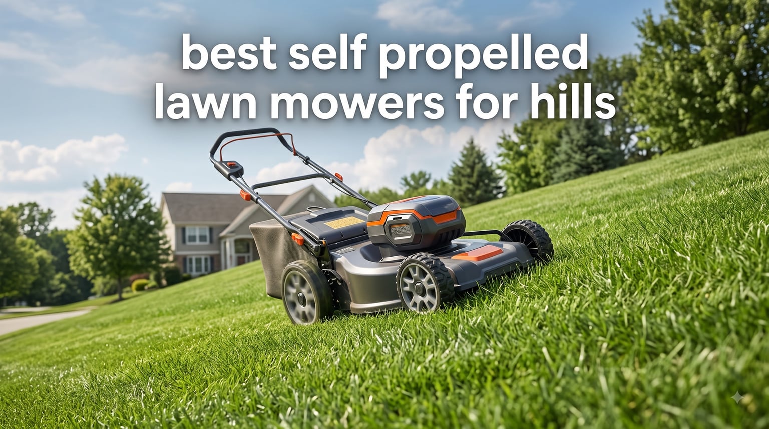 best self propelled lawn mowers for hills