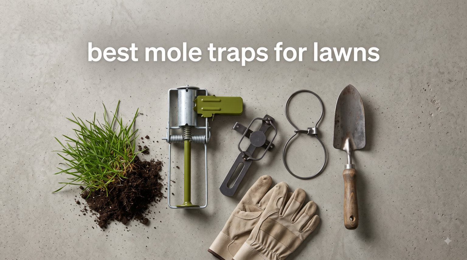 best mole traps for lawns