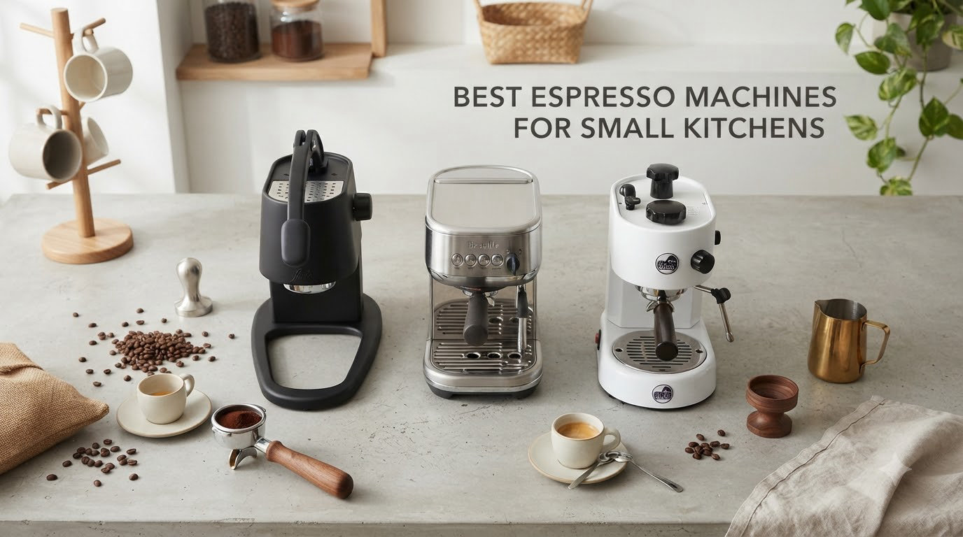 best espresso machines for small kitchens