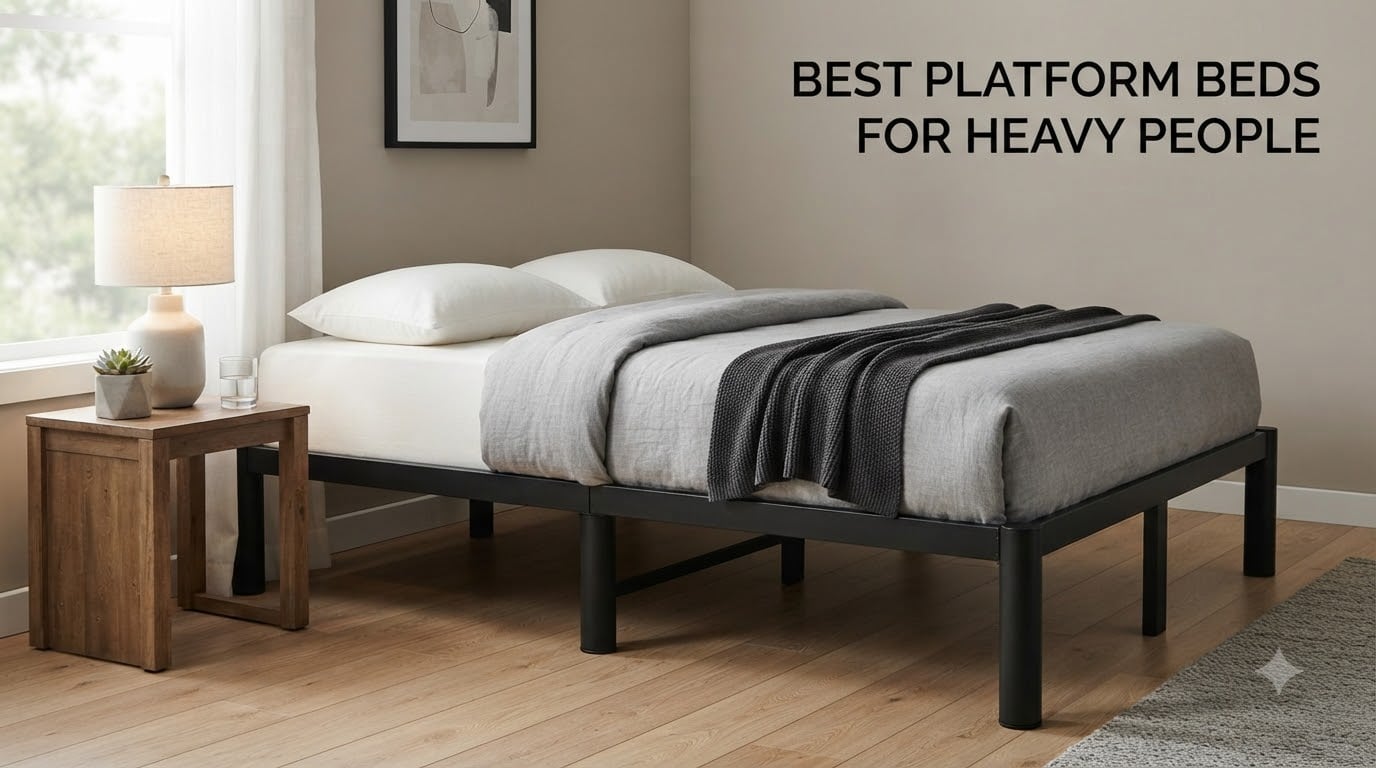 best platform beds for heavy people