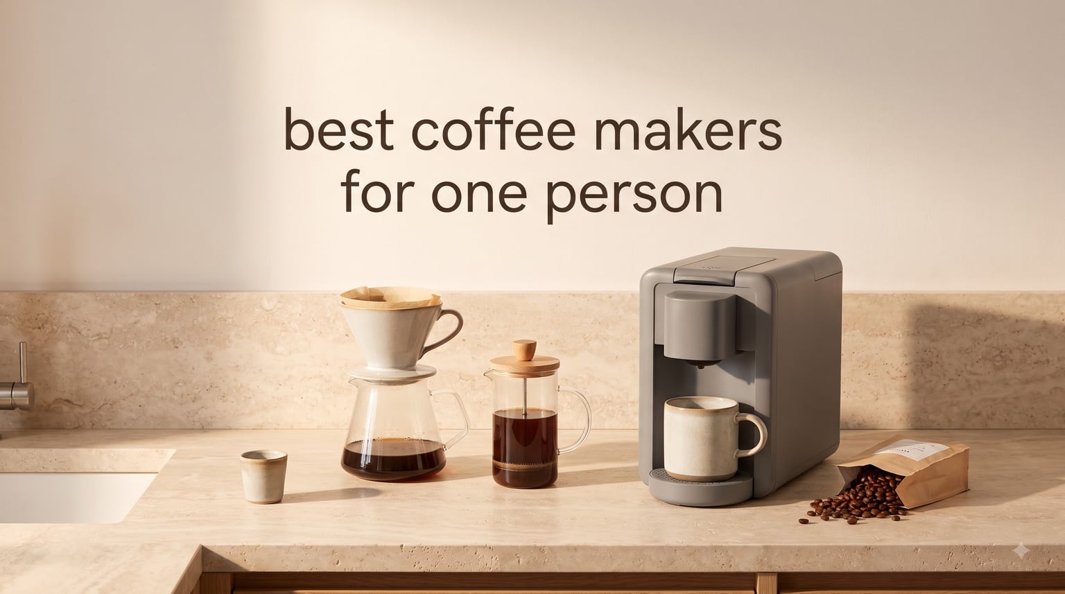 best coffee makers for one person