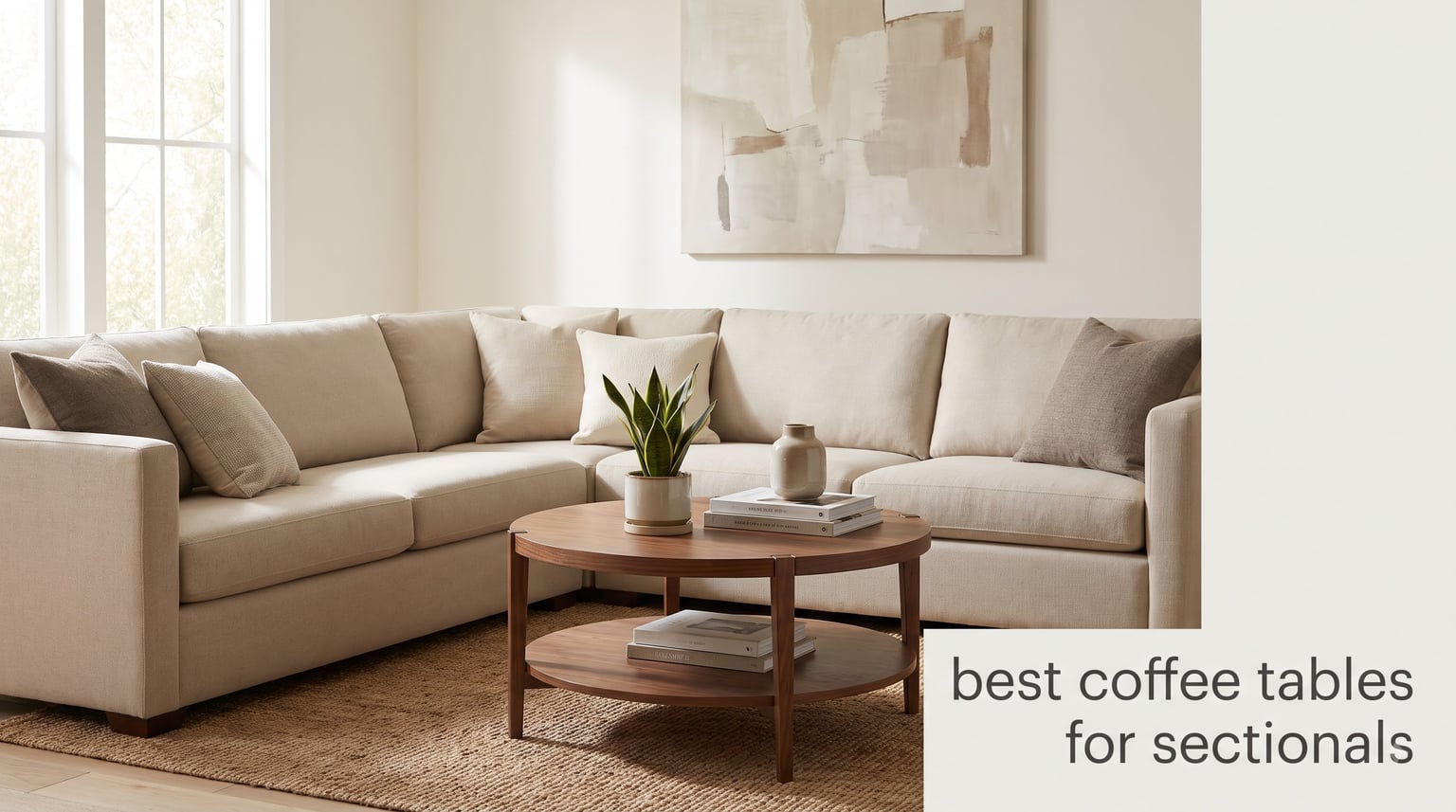 best coffee tables for sectionals