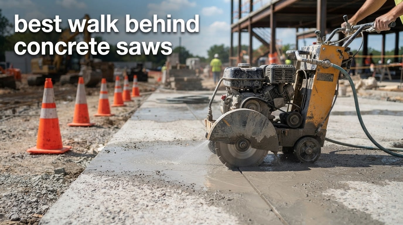 best walk behind concrete saws