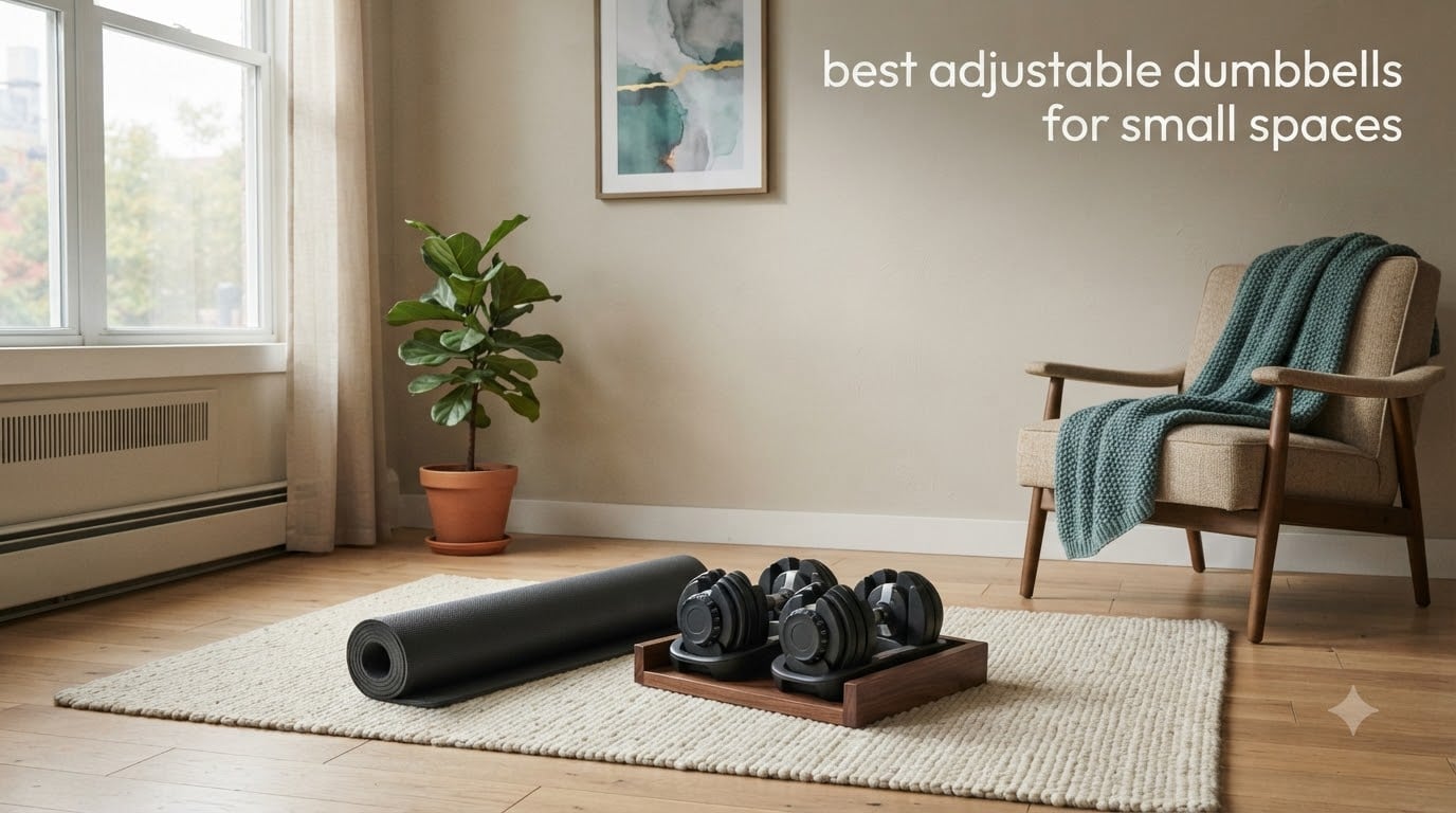 best adjustable dumbbells for small spaces