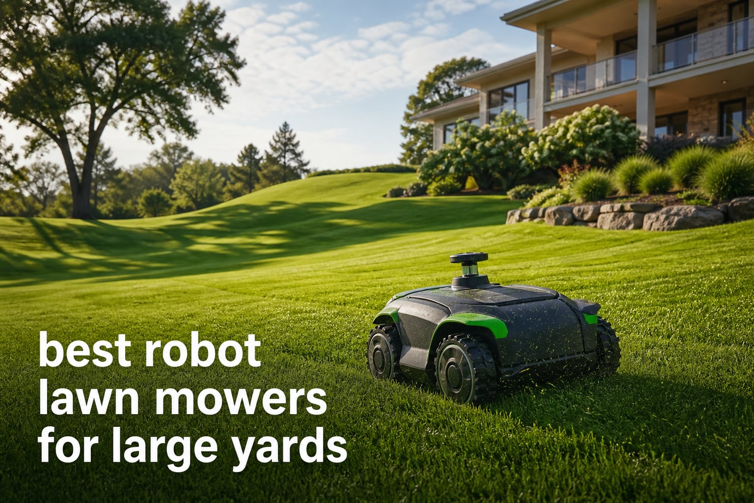 best robot lawn mowers for large yards