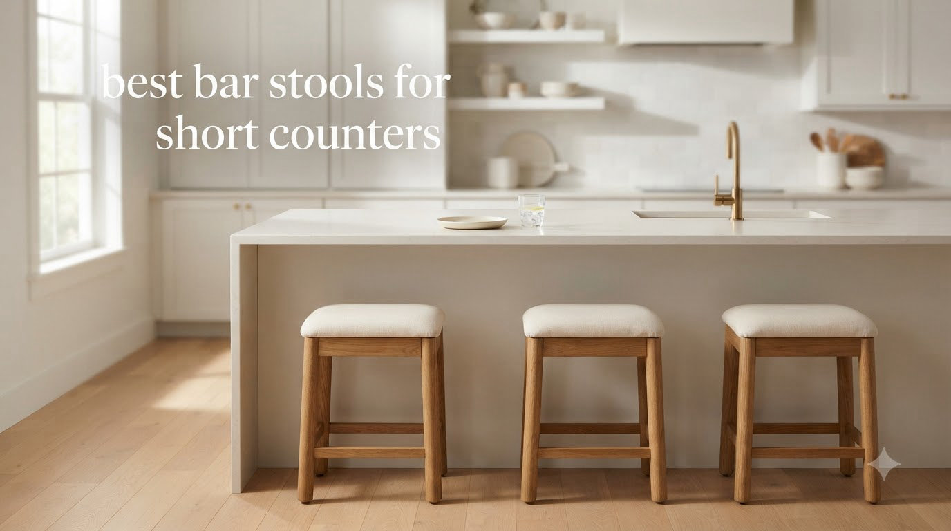 best bar stools for short counters