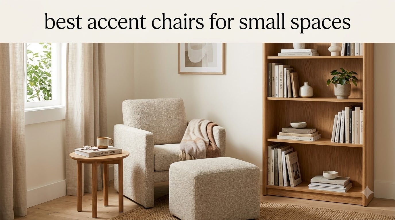 best accent chairs for small spaces