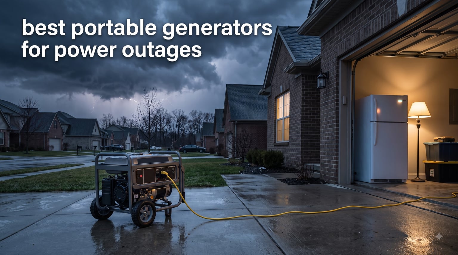 best portable generators for power outages