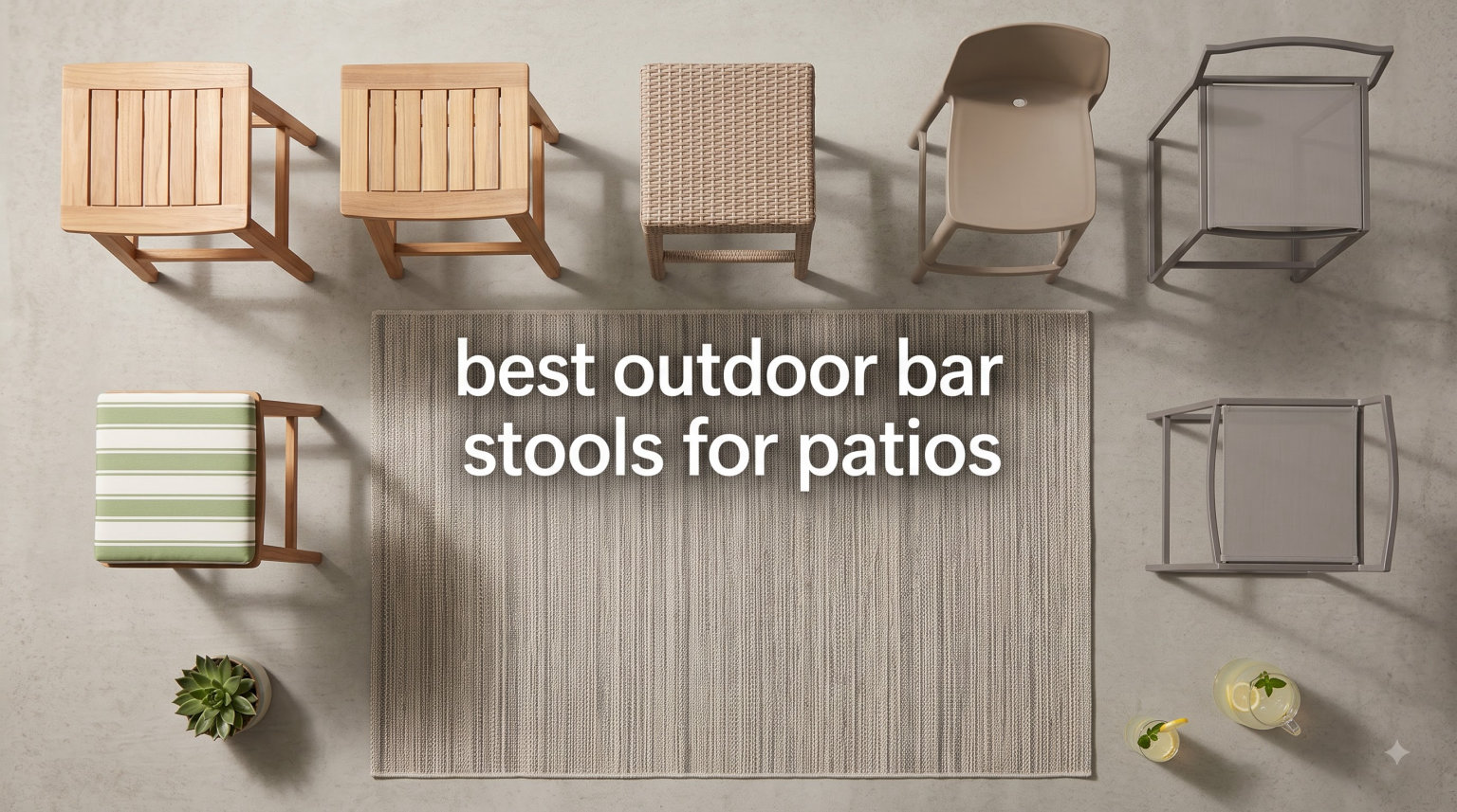 best outdoor bar stools for patios