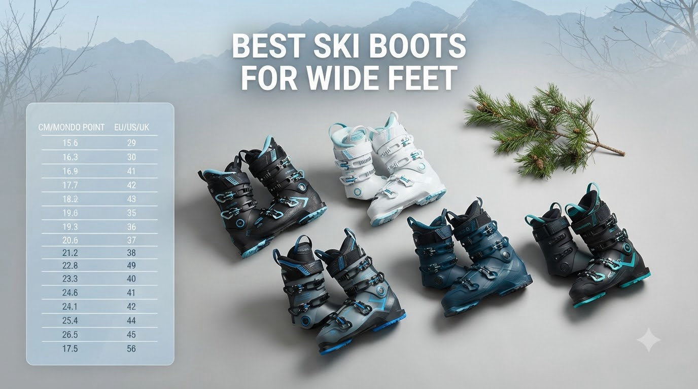 best ski boots for wide feet
