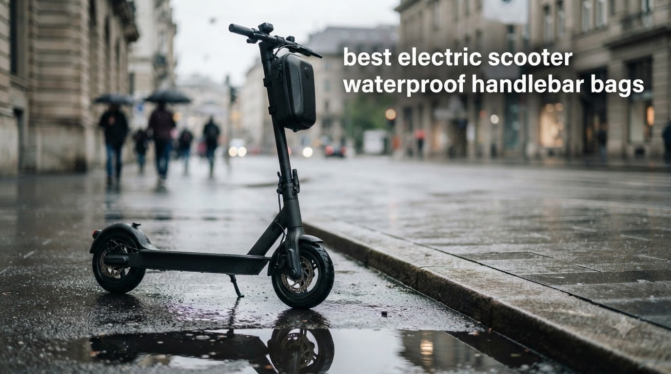 best electric scooter waterproof handlebar bags