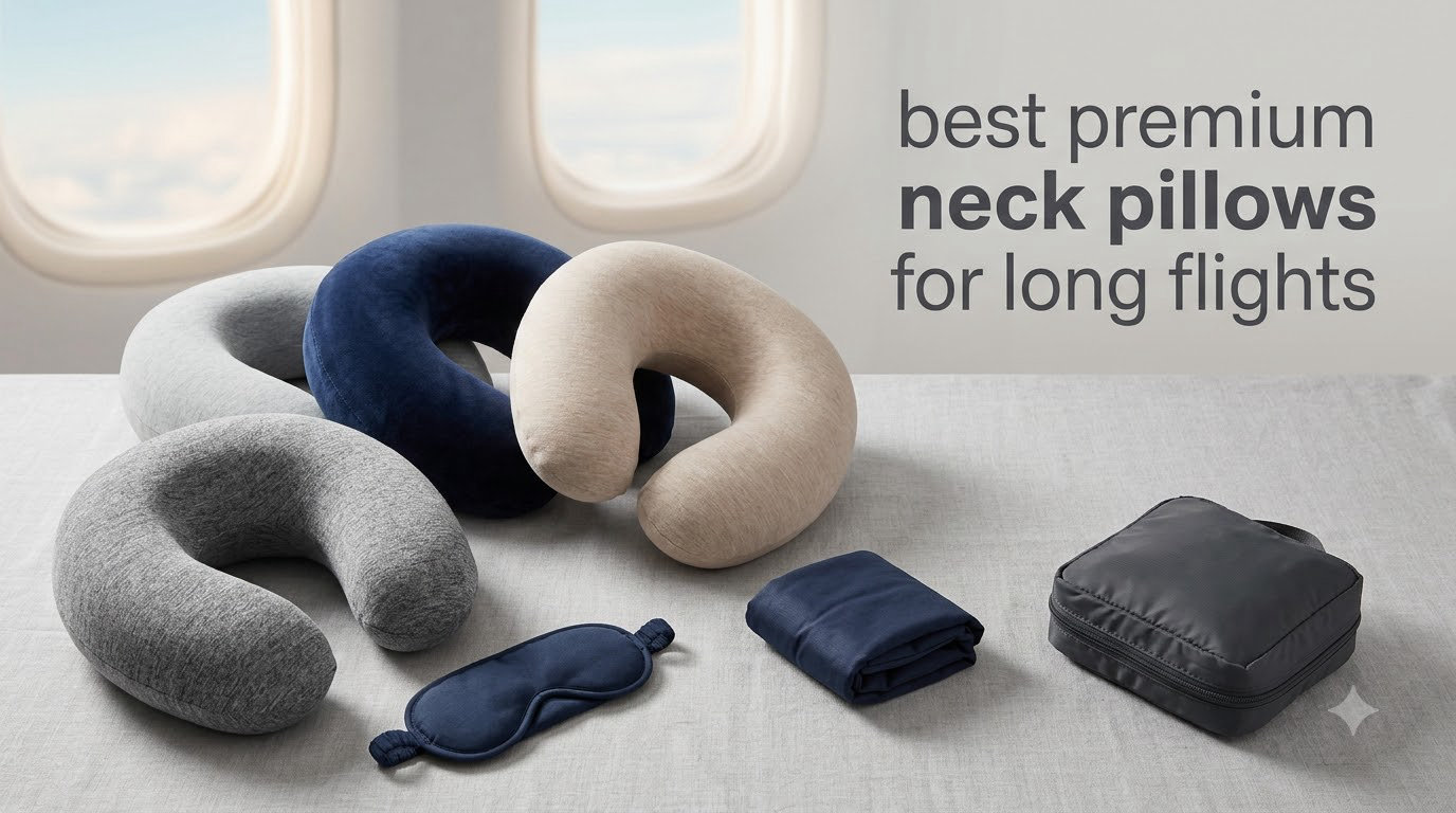 best premium neck pillows for long flights