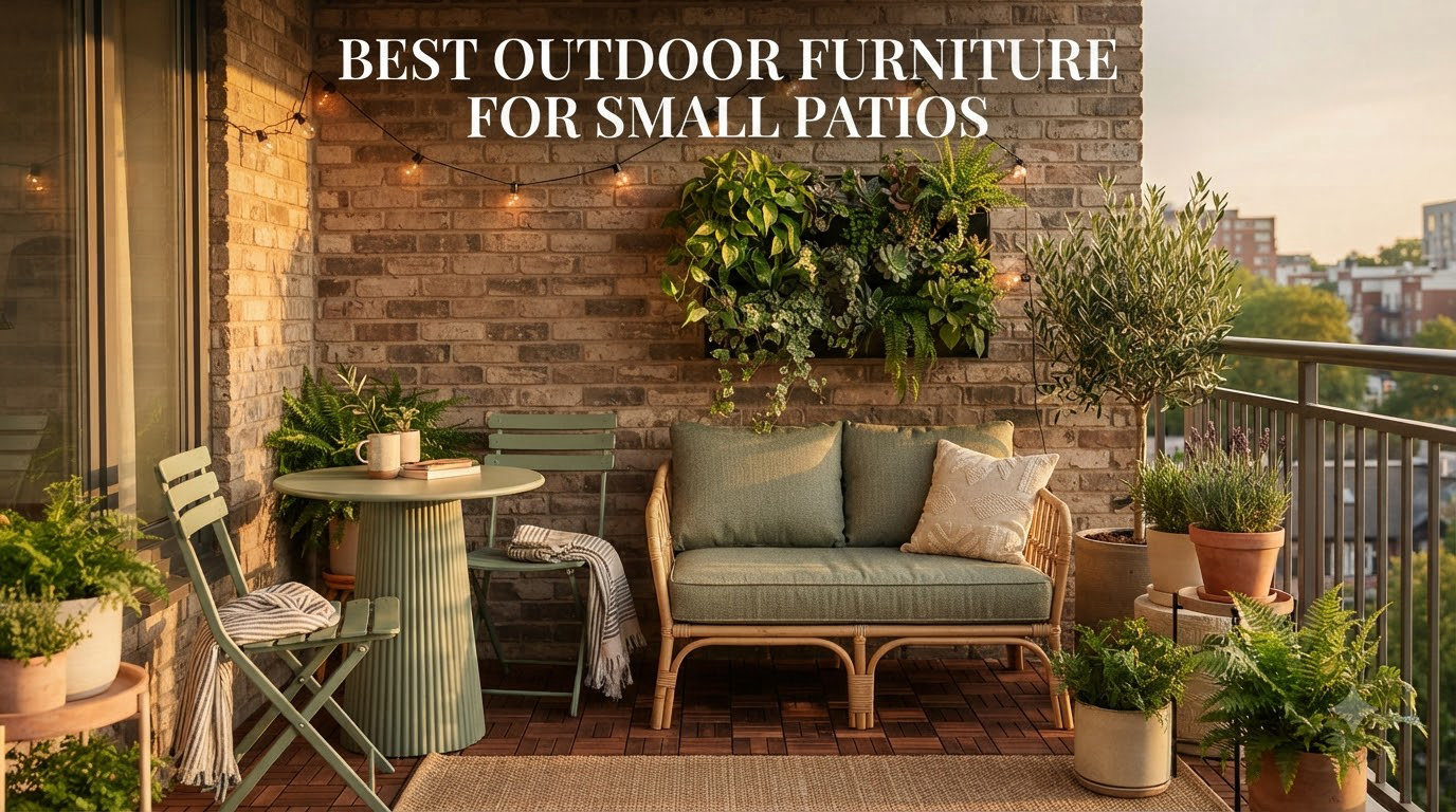 best outdoor furniture for small patios