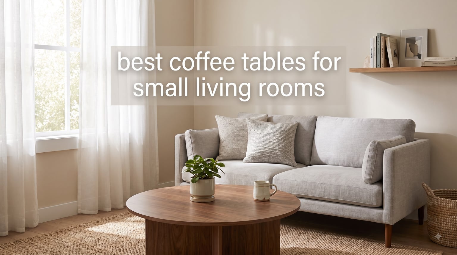 best coffee tables for small living rooms