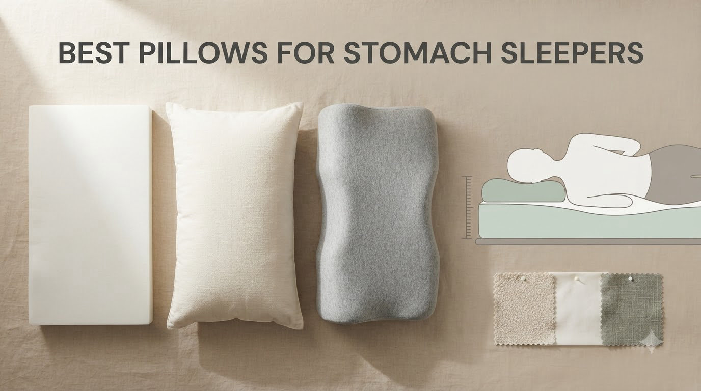 best pillows for stomach sleepers