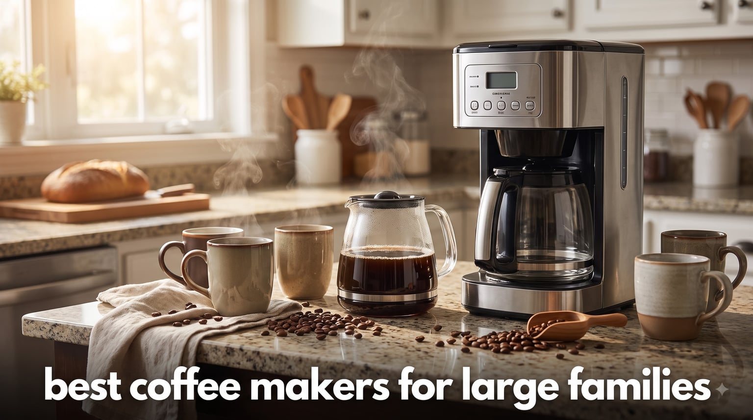 best coffee makers for large families