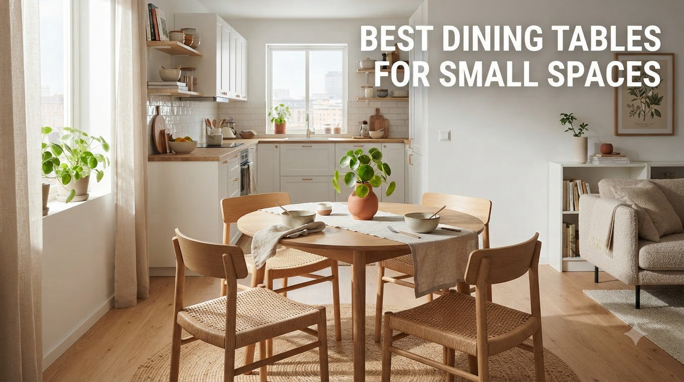 best dining tables for small spaces
