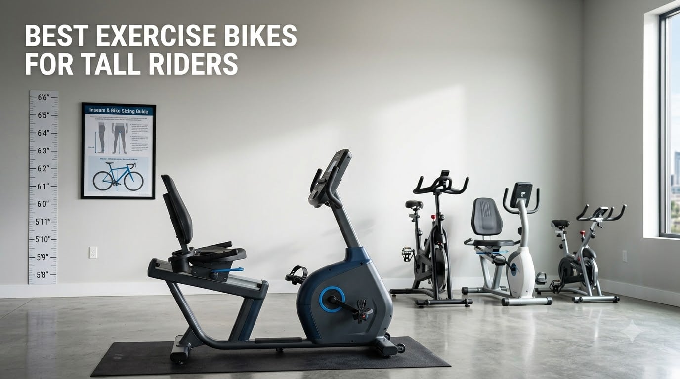 best exercise bikes for tall riders