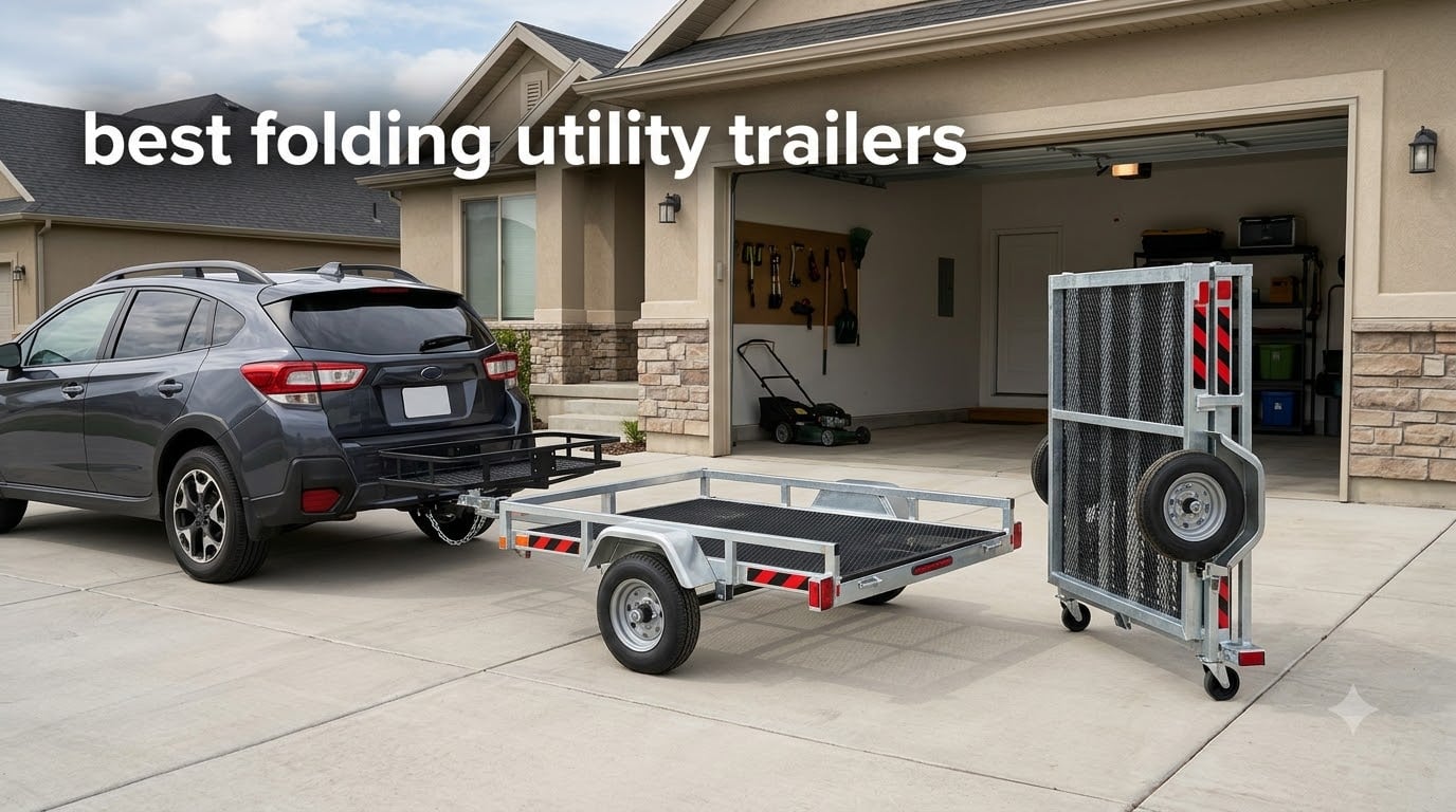 best folding utility trailers