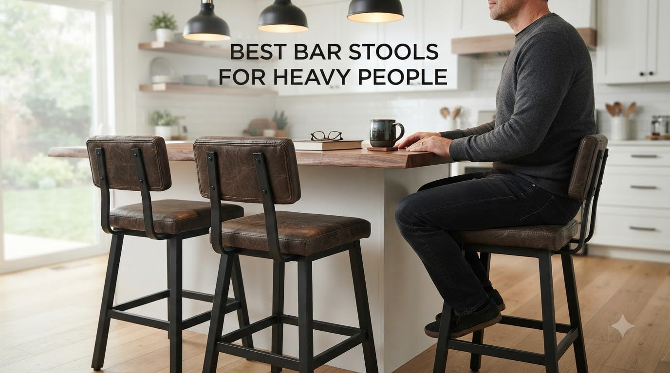 best bar stools for heavy people