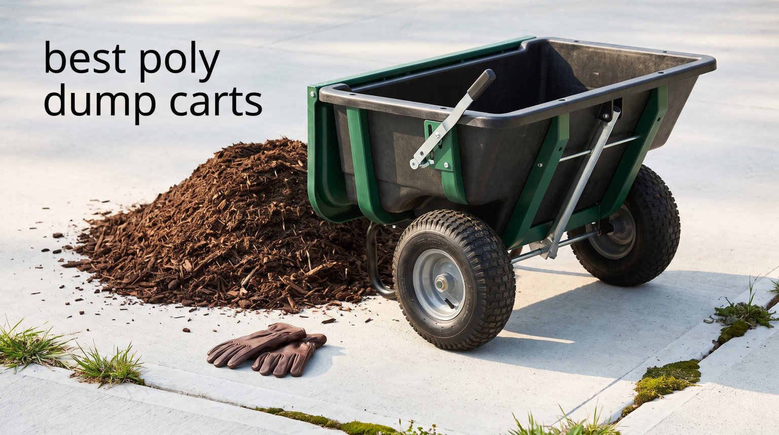 best poly dump carts