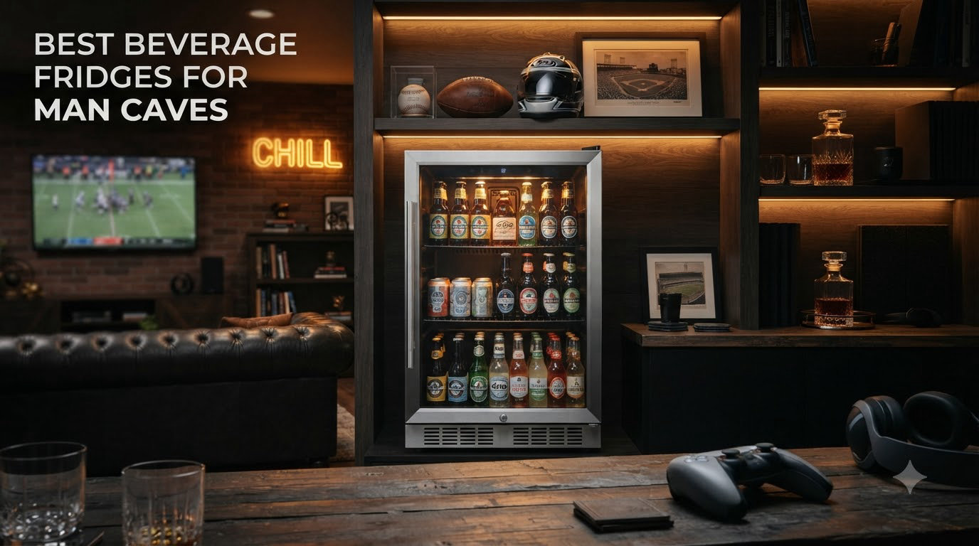 best beverage fridges for man caves