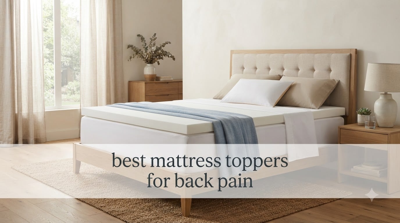 best mattress toppers for back pain