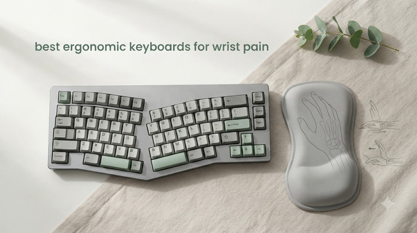 best ergonomic keyboards for wrist pain
