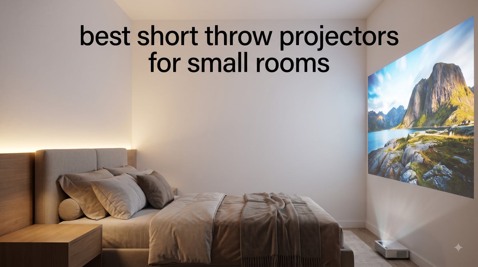 best short throw projectors for small rooms