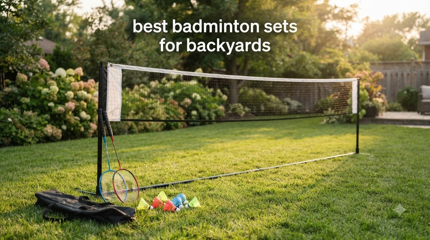 best badminton sets for backyards