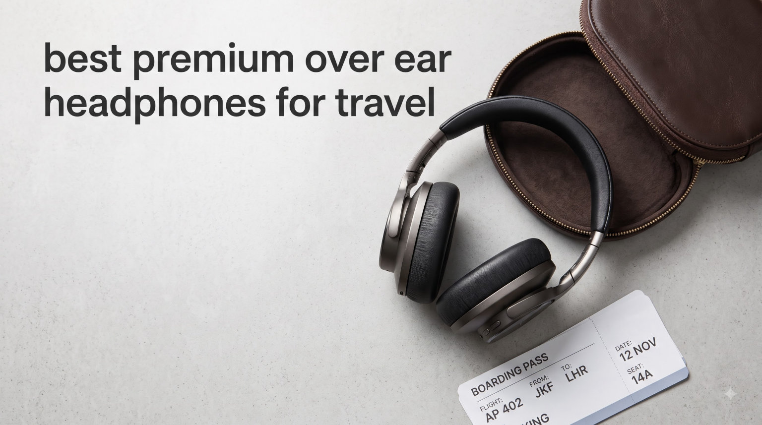 best premium over ear headphones for travel