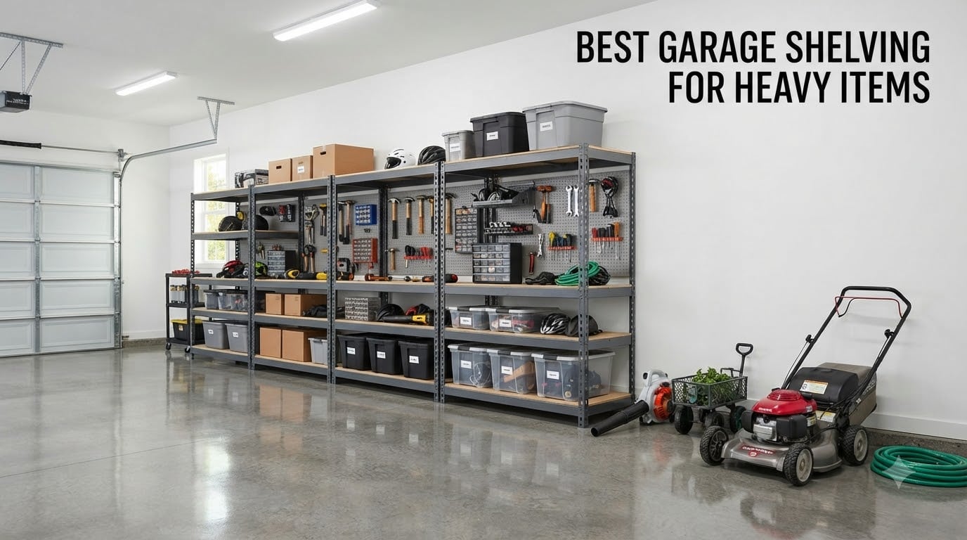 best garage shelving for heavy items