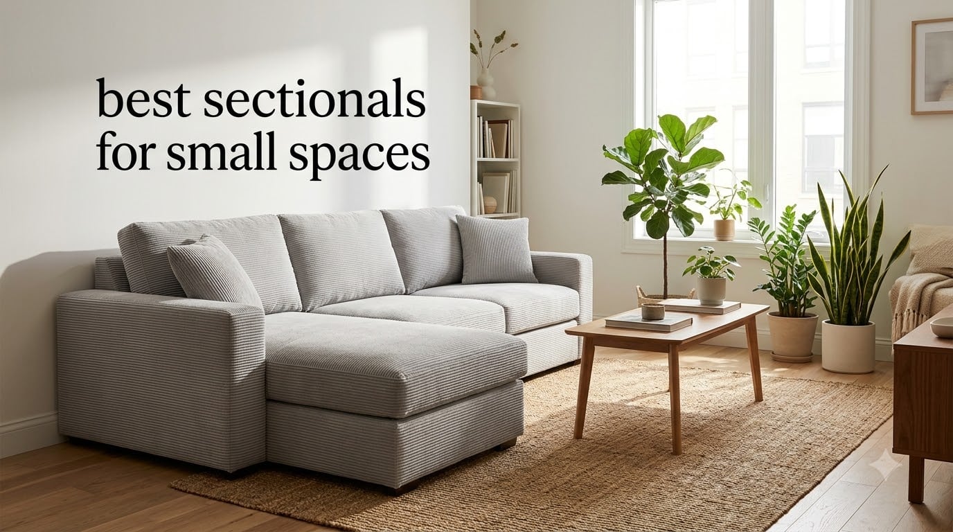 best sectionals for small spaces