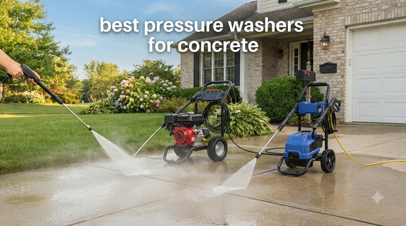 best pressure washers for concrete