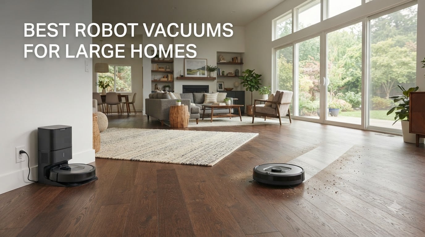 best robot vacuums for large homes