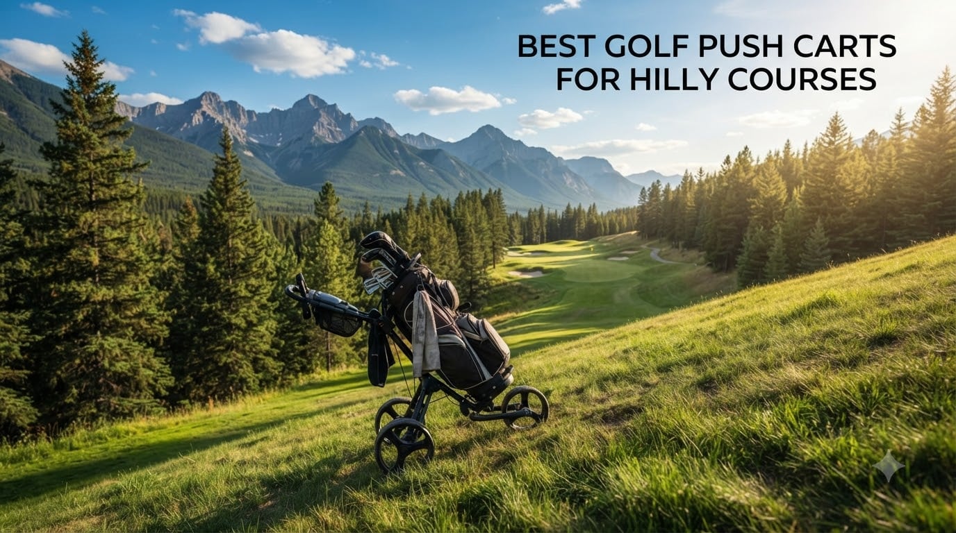 best golf push carts for hilly courses