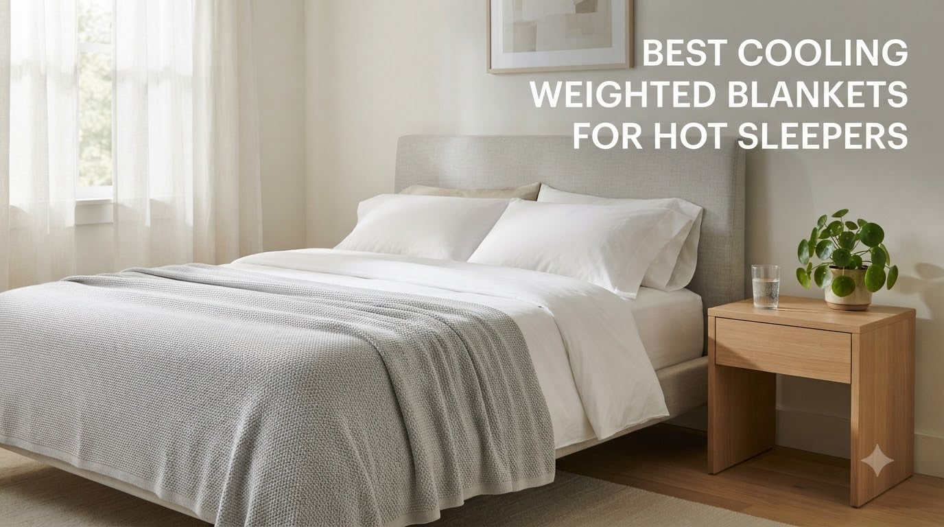 best cooling weighted blankets for hot sleepers