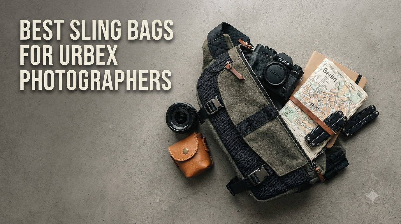 best sling bags for urbex photographers