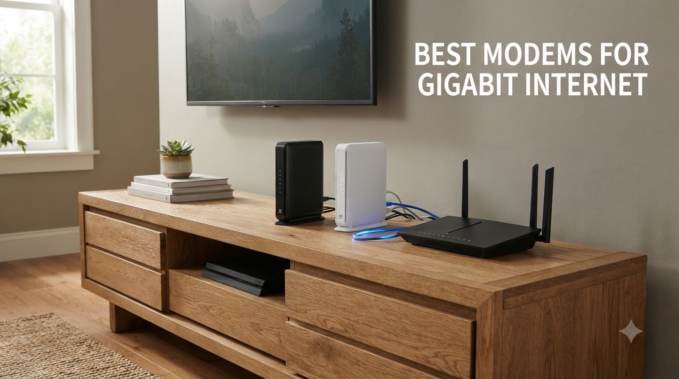 best modems for gigabit internet