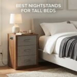 best nightstands for tall beds