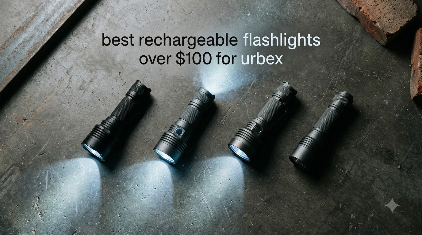 best rechargeable flashlights over $100 for urbex