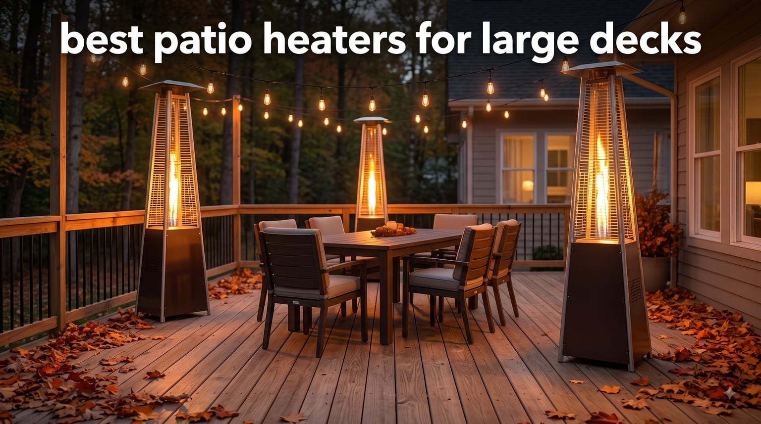 best patio heaters for large decks