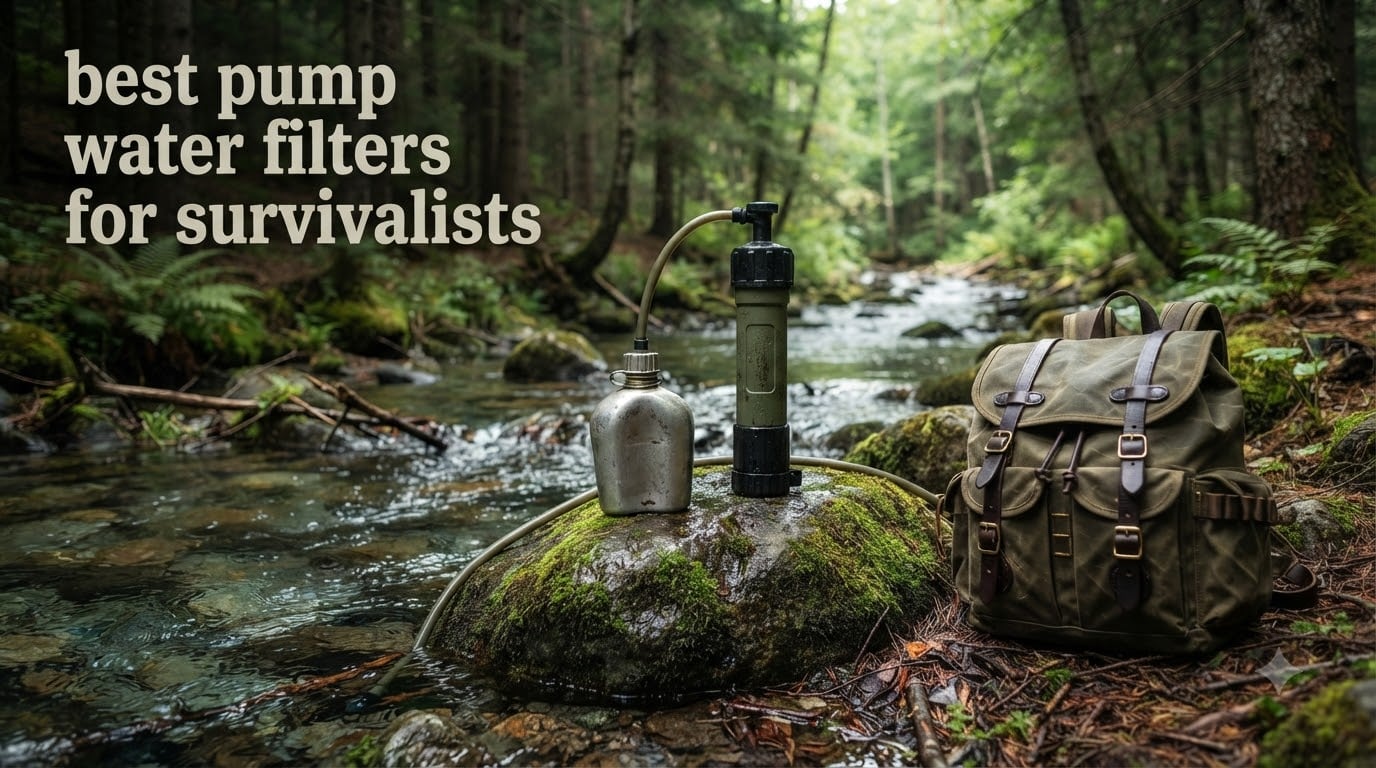 best pump water filters for survivalists
