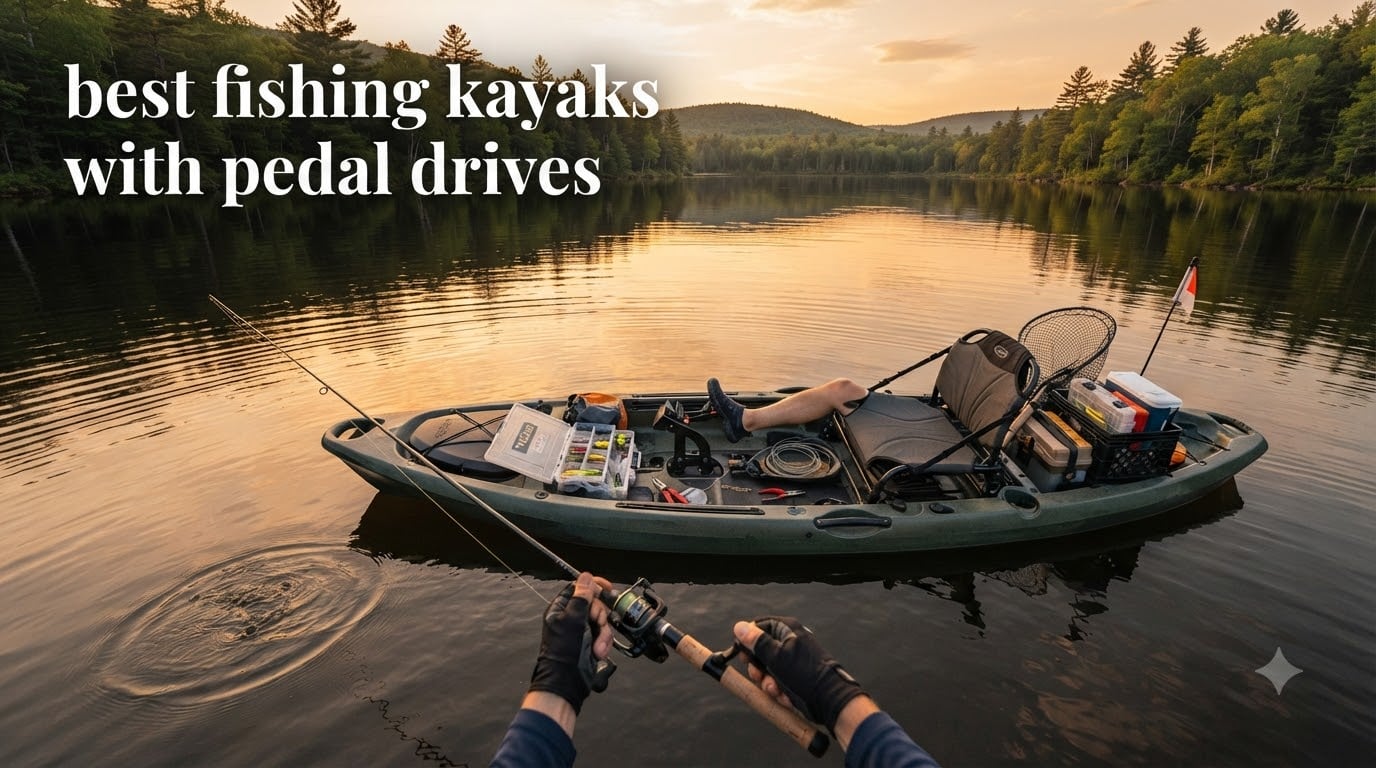best fishing kayaks with pedal drives