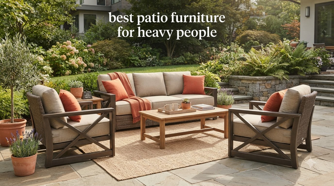 best patio furniture for heavy people