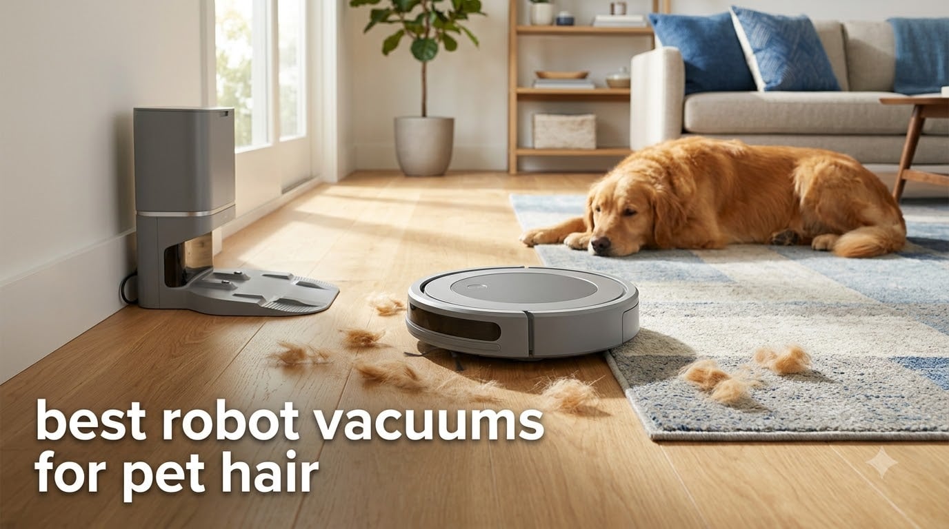 best robot vacuums for pet hair