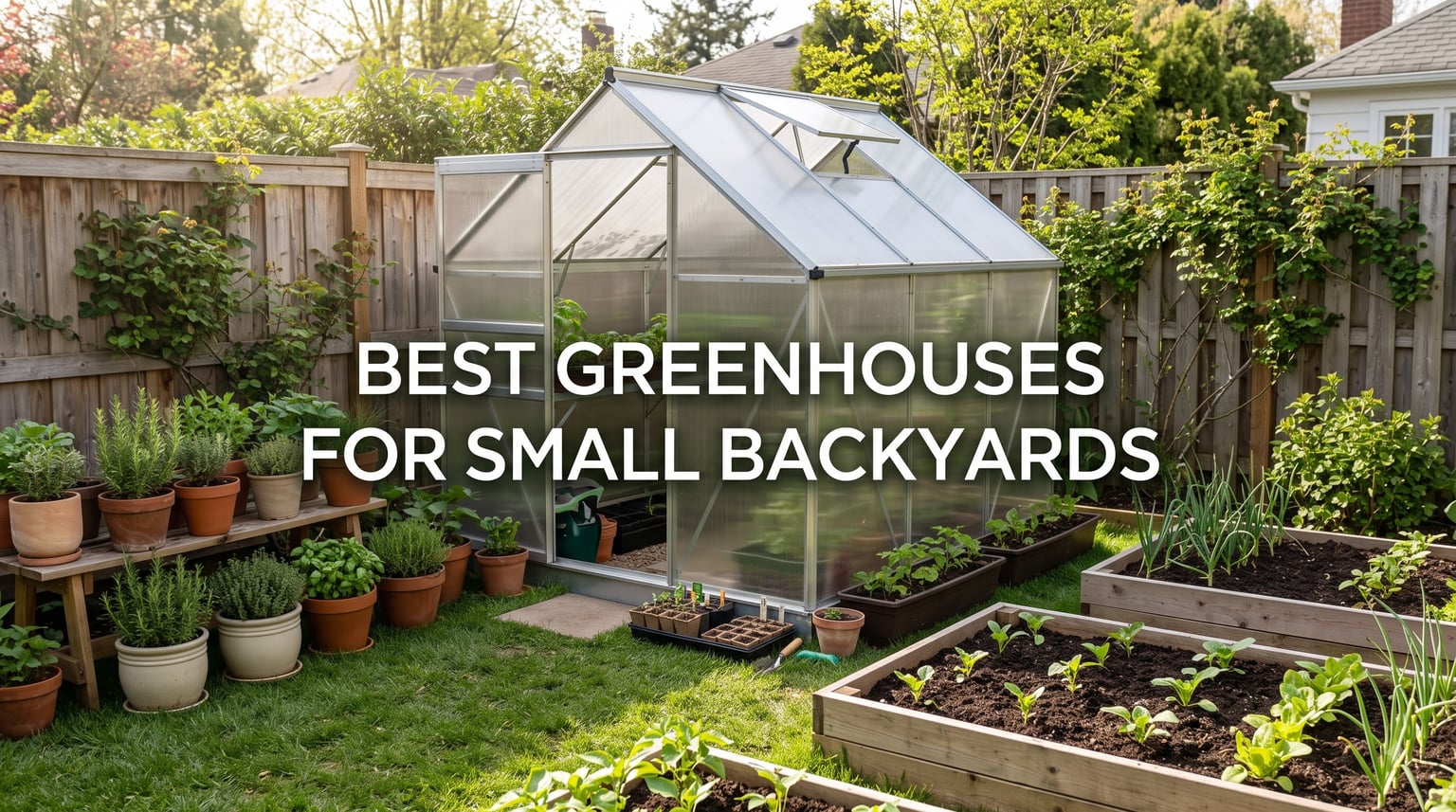 best greenhouses for small backyards