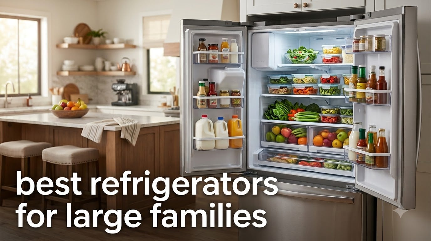 best refrigerators for large families