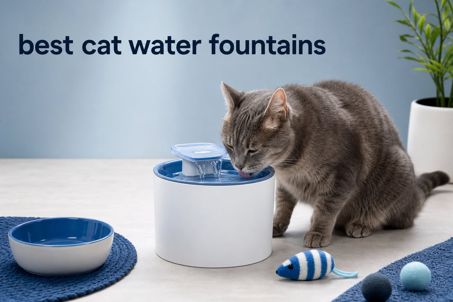 best cat water fountains