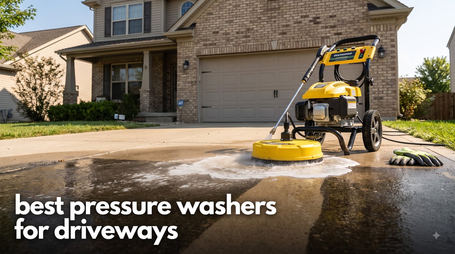 best pressure washers for driveways